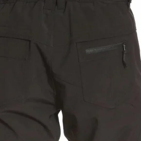 Gerry Men's Water Resistant Fleece Lined 4-Way Stretch Snow Pants, Black, Size M - Picture 4 of 14